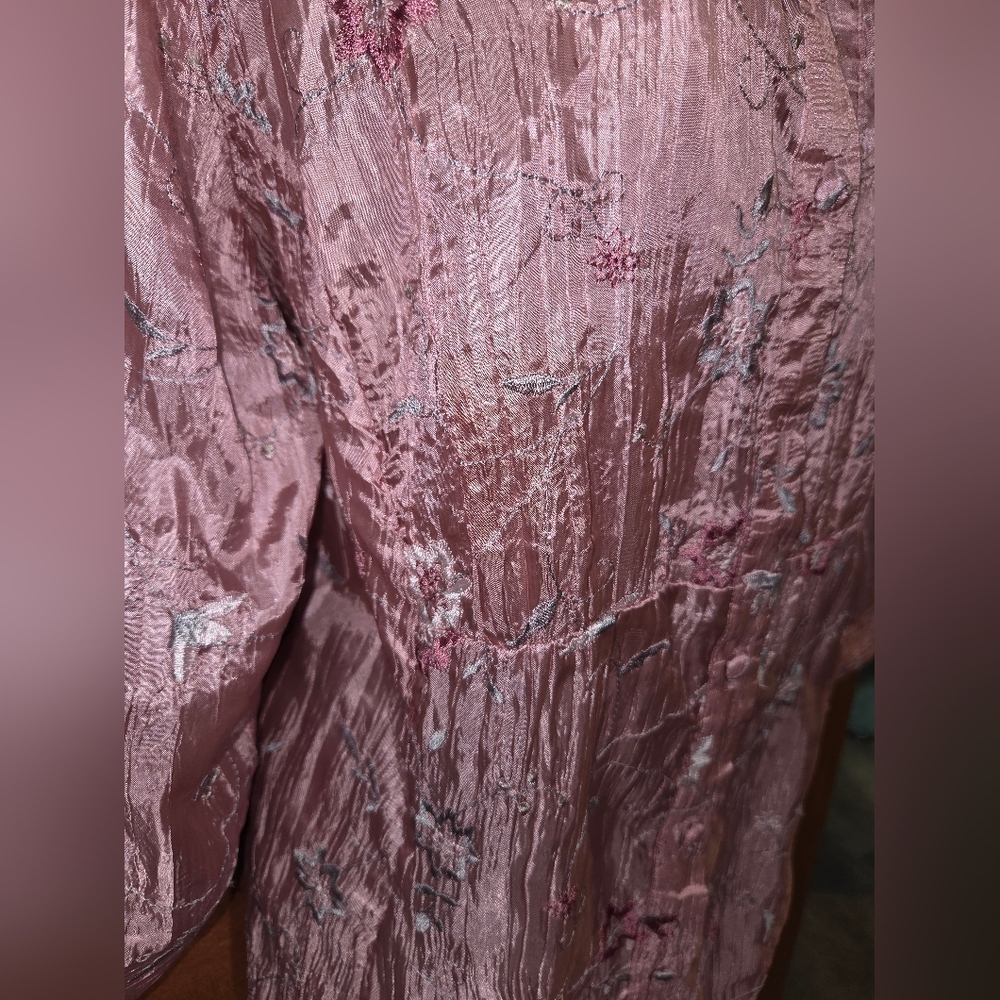 Antilia Femme Pink Floral Embroidered Blouse‎ - Picture 3 of 9
